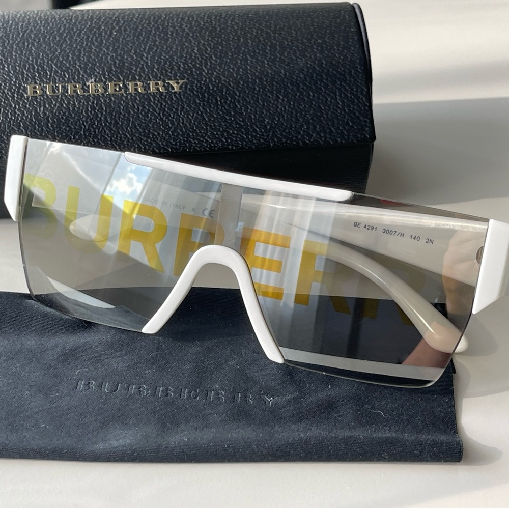 Burberry BE4291 White Sunglasses